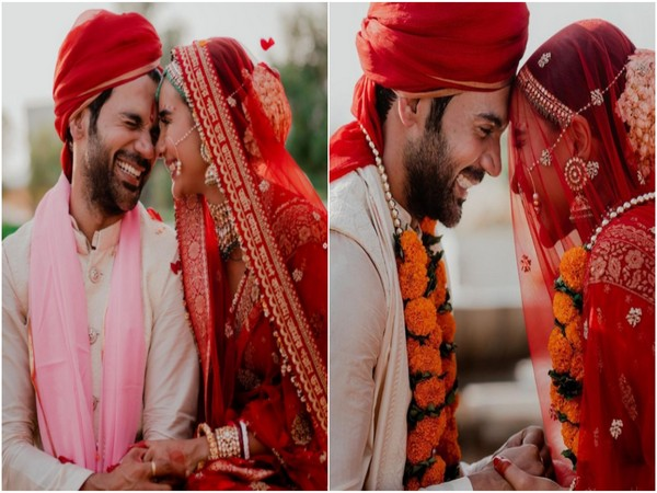 ani_digital's tweet photo. Rajkummar Rao ties the knot with longtime girlfriend Patralekhaa, shares adorable wedding pictures

Read @ANI Story | https://t.co/iEFpM10bOV
#RajkummarRao #Patralekhaa https://t.co/D7q5qJtUuW
