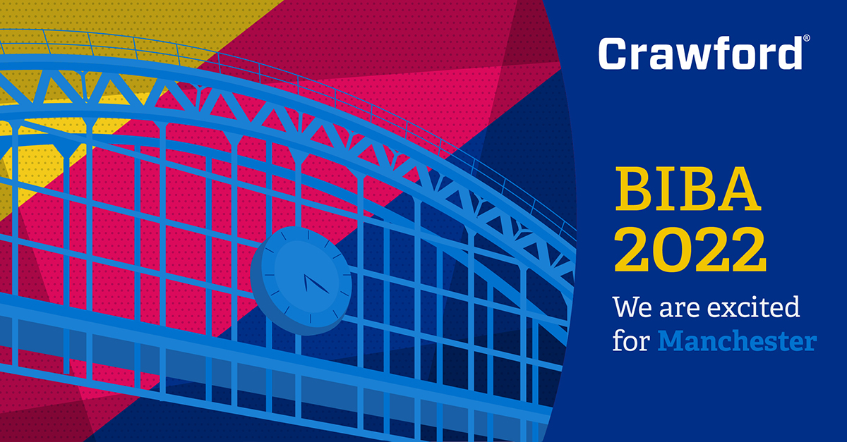 We are planning for #BIBA2022. 215 booths, 5,200 brokers, 8,300 attendees and a great Crawford story to tell! #CrawfordRestores