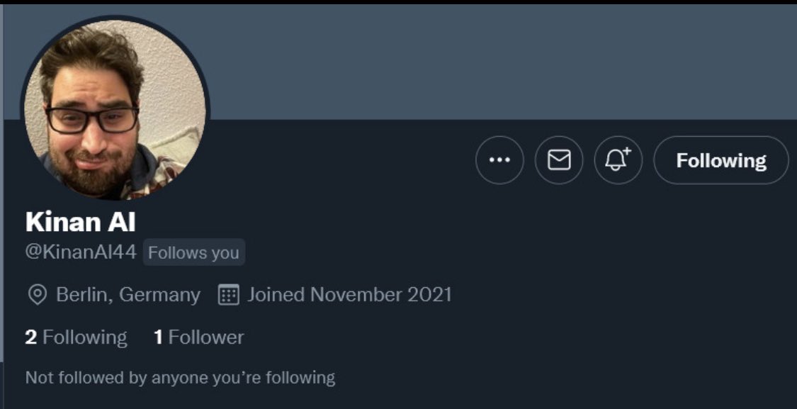 Ich hab nur ein follower 😢