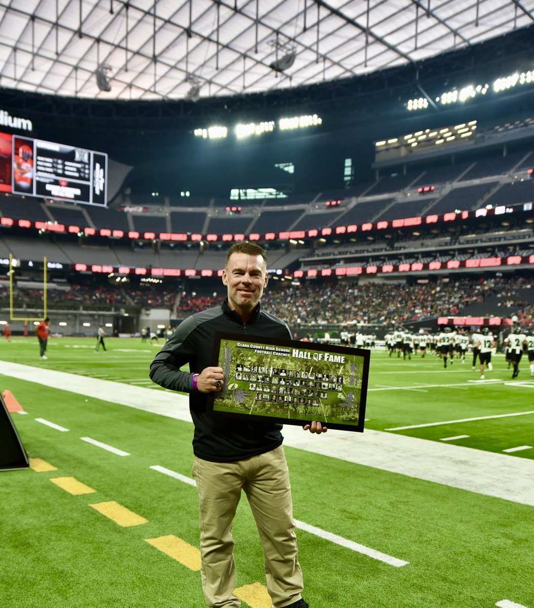 Congratulations to Somerset Head Football Coach Dan Barnson on his induction to the Clark County High School Football Hall of Fame!          Go Lions!