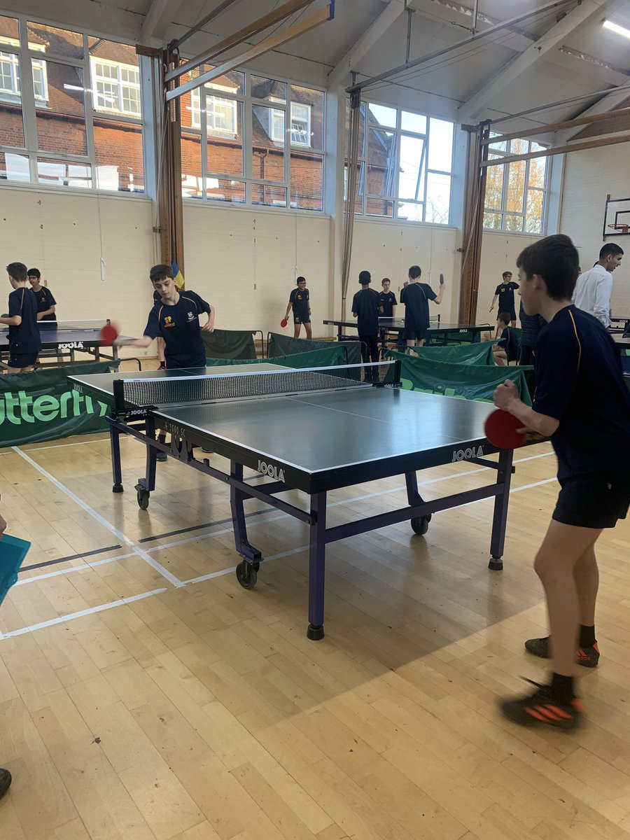 The U13 and U16 District Boys Table Tennis is underway at <a href="/HitchinBoys/">Hitchin Boys' School</a> 🏓 thanks for hosting us again and providing brilliant Sports Leaders 🤩 who will go away with the medals 🥇🥈🥉 <a href="/FearnhillPE/">Fearnhill PE</a> <a href="/StChris_PE/">St Chris PE</a> <a href="/HBSPE/">HBS PE Dept</a>