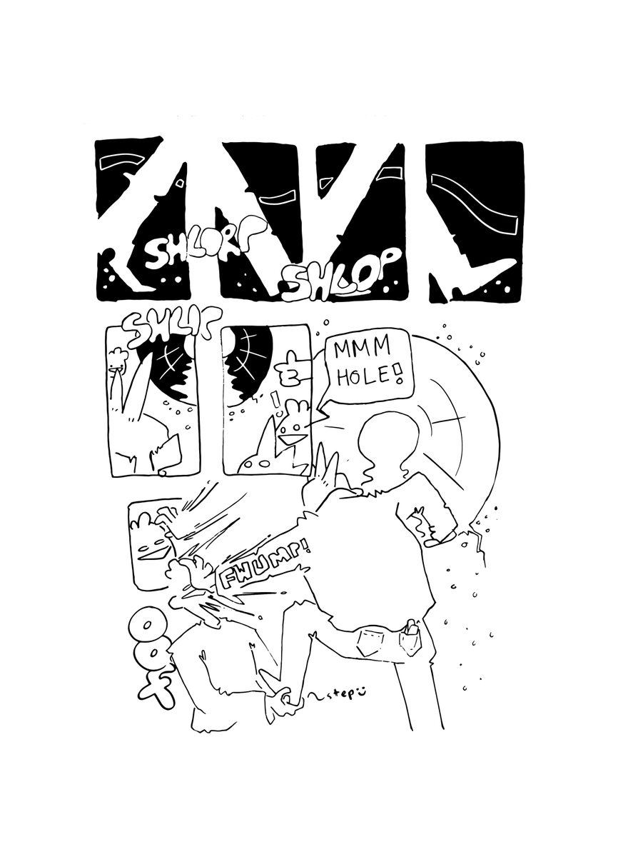 trash_oc's tweet photo. Pierce Pressure
sewer canoe page 3

#comics #comic #blackandwhite https://t.co/aPvYl00ZC6