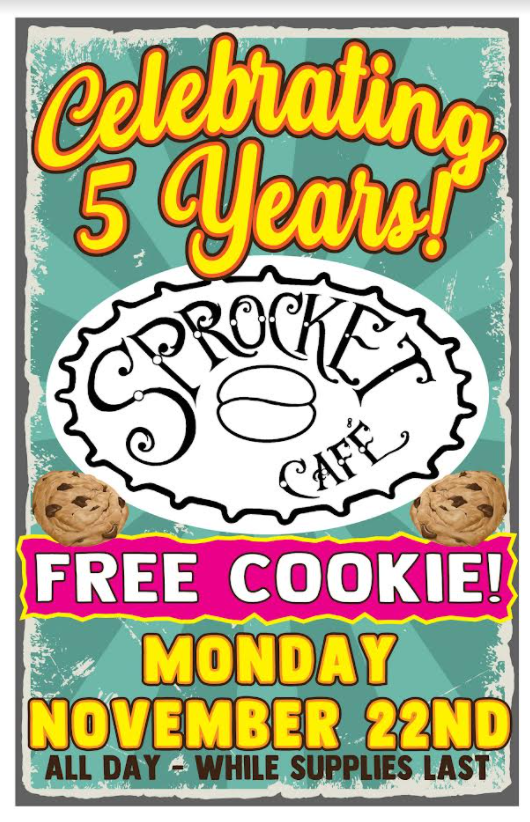 SprocketCafe's tweet photo. One week from today... https://t.co/1caRpn4Scv