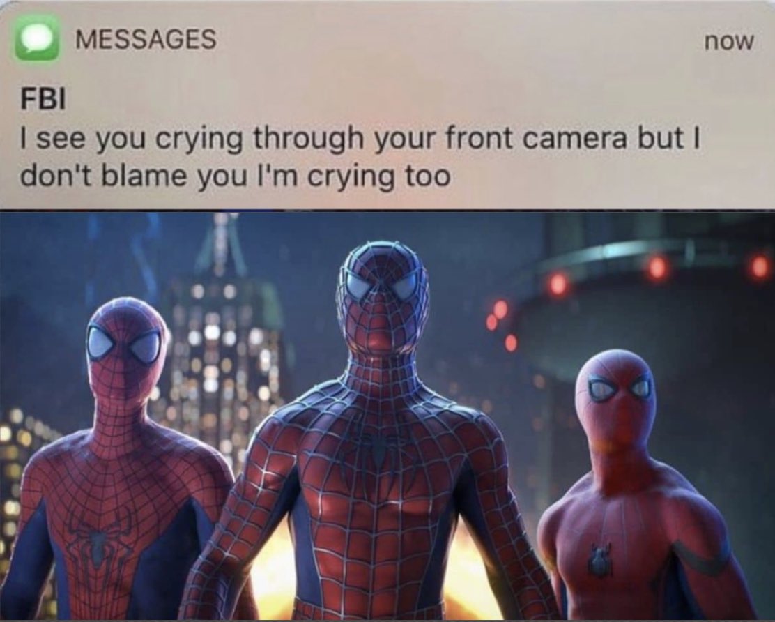 RobbiePoirier10's tweet photo. my first text tommorow when Tom Andrew and Tobey all come up on my screen
#SpiderManNoWayHomeTrailer https://t.co/TNBrUmtq2H