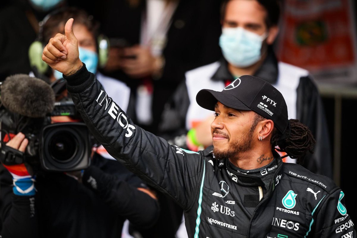 Celebrating an incredible performance from the <a href="/MercedesAMGF1/">Mercedes-AMG PETRONAS F1 Team</a> team this weekend, we're giving away a signed <a href="/LewisHamilton/">Lewis Hamilton</a> cap!

How to enter:
1. Follow <a href="/FTX_Official/">FTX</a>
2. Retweet this post

Winner chosen 11/19! 🏎️🧢