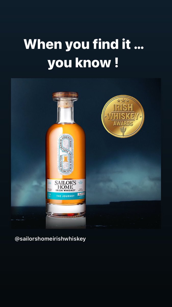 On Thursday evening, we were delighted that Sailor’s Home Journey was awarded a Gold medal at the Irish Whiskey Awards - thanks to the craft of our legendary Irish whiskey maker, Dr Jack Ó’Sé. We’re hugely appreciative of this award at an event uniquely focused on Irish whiskey.
