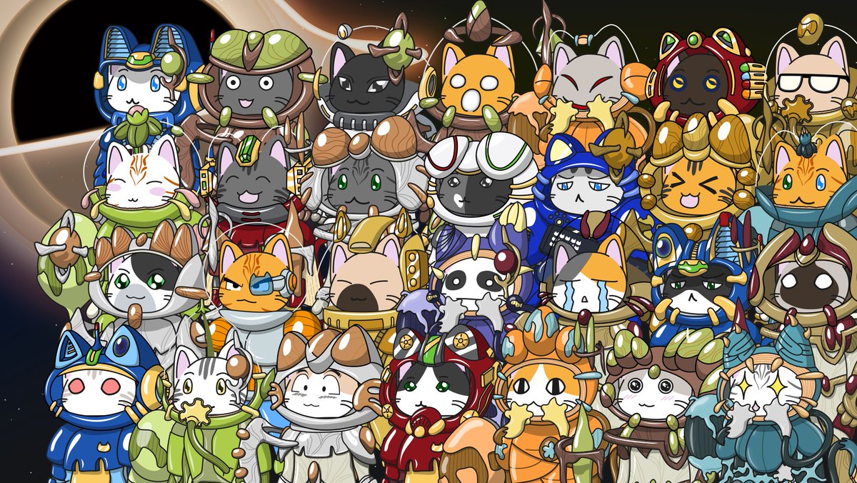 ColonistCat's tweet photo. We're minting at https://t.co/I6yCPDsEBb why don't you  join our fleet!
#Mint #Launch #LunaNFTs #Terra #NFT #Luna #nftcollector #LunaNFT #DeFi  #Cypto #cat #cute https://t.co/rw3EhuCjPW