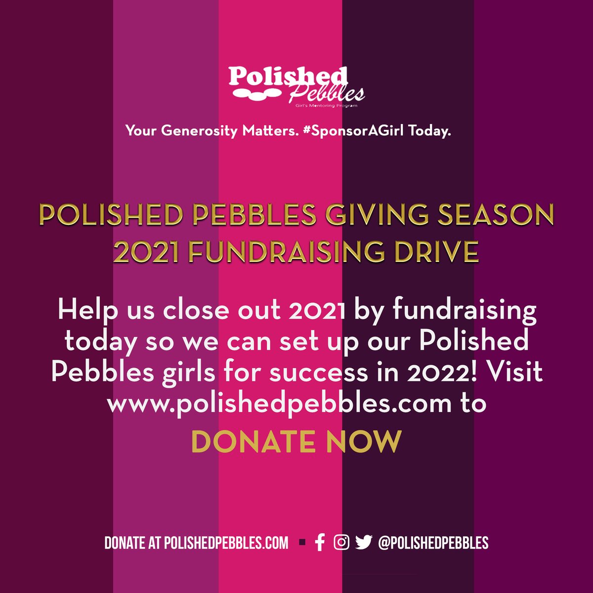 PolishedPebbles's tweet photo. TODAY AT 10 AM! Tune in to WGN @DaytimeChicago to watch @PolishedPebbles Founder @kfairthementor & @Essations President Stephanie Luster discuss charitable #giving opportunities for the #holiday season!🎊Learn more and #give today at https://t.co/OkuICIzDL9. #pinkhardhat https://t.co/MzS4B2OJQn