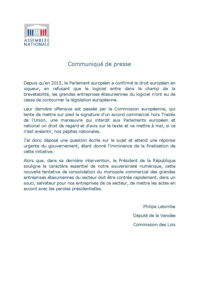 Philippe Latombe tweet media