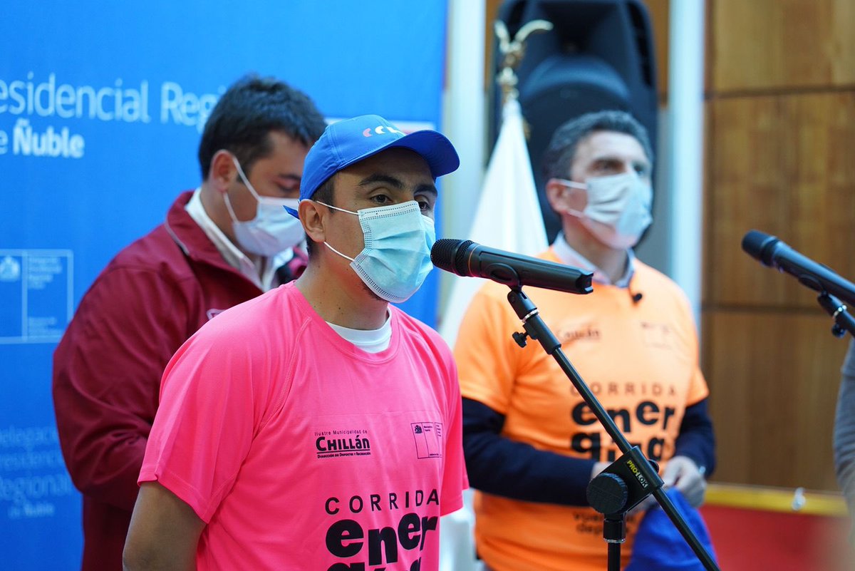 👟Hoy, delegado <a href="/CJardua/">Cristóbal Jardua Campos</a> junto a director Regional de IND, Carlos Chandía y alcalde <a href="/BenaventeCamilo/">Camilo Benavente</a> dieron a conocer los detalles de la corrida “Energízate Chillán”en categorías 2,5 y 10 K que se desarrollará el domingo 28🥇🏃‍♀️¡Te puedes inscribir en ind.cl !