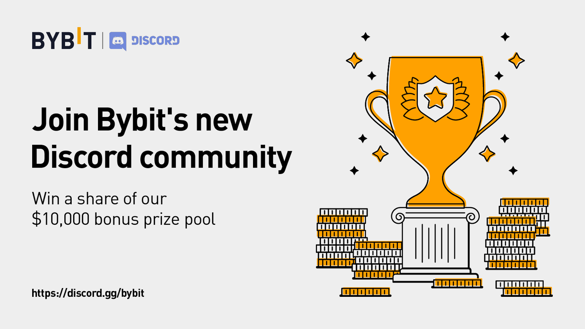 Bybit_Official's tweet photo. 🔥 We've just launched our brand-new Discord community channel!

✅ Join community discussions and interact with us and win a share of our $10,000 bonus prize pool.

👉 Join now: https://t.co/q9iDRMXqF8 https://t.co/8BaNqQweae