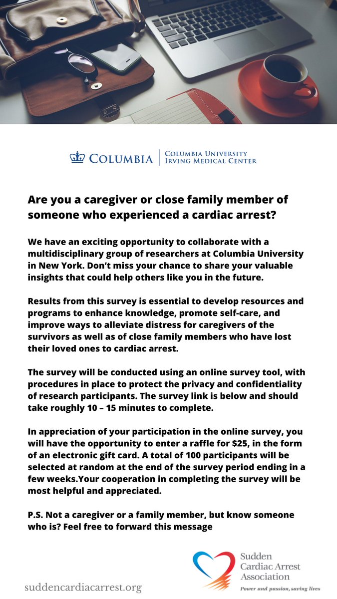 SCAA's tweet photo. Supporting research that leads to developing better resources and supports for family and caregivers is so important, such as this survey by @sacagarw and team at Columbia.  
More info on how to participate can be found here: 
https://t.co/MyiJNlcL3Y https://t.co/BwPXFvOqjX