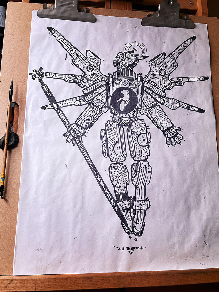 nfmouze's tweet photo. @MekaVerse Second Entry for #MEKAVERSECREATIVE contest~
Every MEKA needs a PILOT!  🤖

@MekaVerse 
#nftart #NFTartist #NFT https://t.co/ZUFA5kh07x