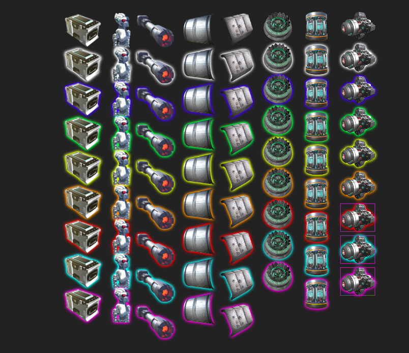 ProjectISO2's tweet photo. Been working on some icons for a few days, critiques welcome. https://t.co/ZeDy0O6VYw