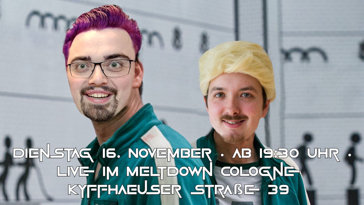 Morgen Abend geht's wieder weiter mit dem Nerd Quiz im <a href="/meltdownCGN/">Meltdown Cologne</a> sowie auch weiter auf #twitch. Freut euch auf ein #NerdQuiz mit Filmsongs, Prinzen, Videospielheldinnen sowie Fensterstürzen. Wir erschießen euch auch nicht bei falscher Antwort. Alle Infos in der Beschreibung!
