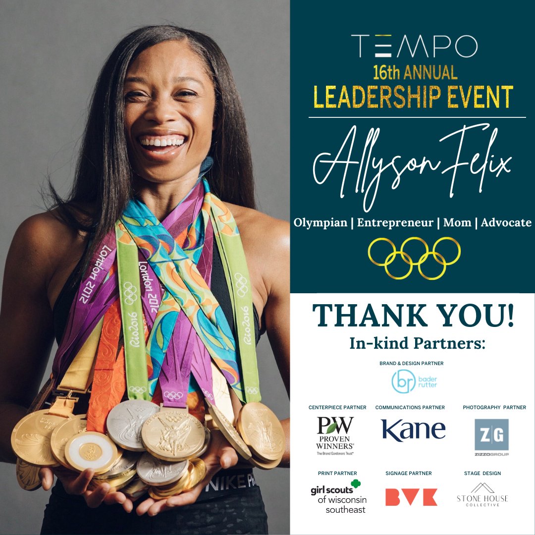 TEMPOMilwaukee's tweet photo. We're still reeling in all the feels from Friday's #TEMPOLeadership Event!
A BIG thank you to all of our in-kind partners: @Bader_Rutter, @Proven_Winners, @KaneCommGroup, @zizzogroup, @GirlScoutsWISE, @bvkHQ and Stone House Collective! https://t.co/p2zugyoBoi