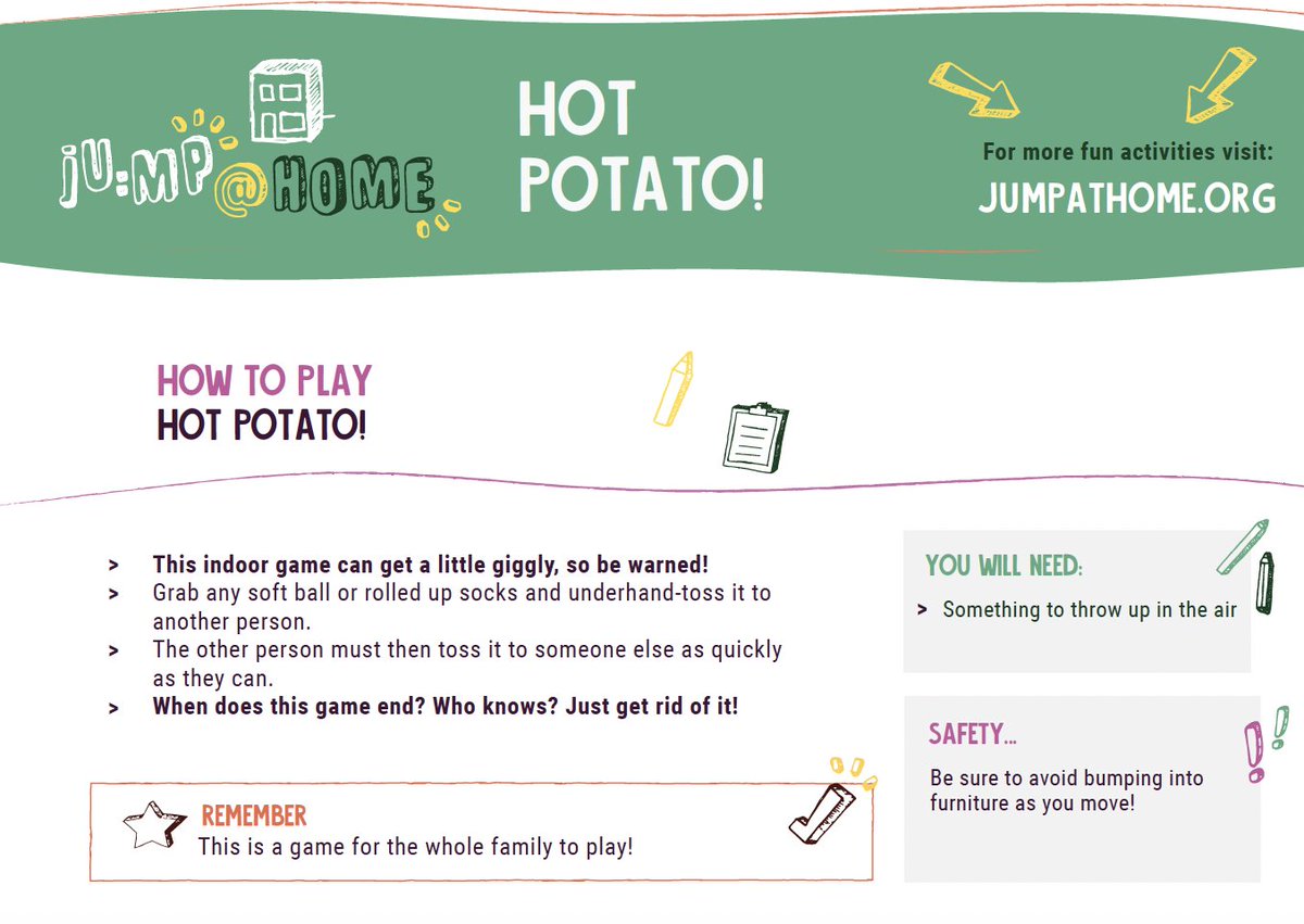 JoinUsMovePlay's tweet photo. NEW JU:MP challenge of the week! Can you play Three Flies Up? Remember Kids can submit their own outdoor play ideas at https://t.co/zX6RiD9U7V & have the chance to win a scooter through our prize draw! #BringBackOutdoorPlay because #OutdoorPlayMatters https://t.co/oxsvtIGqP2