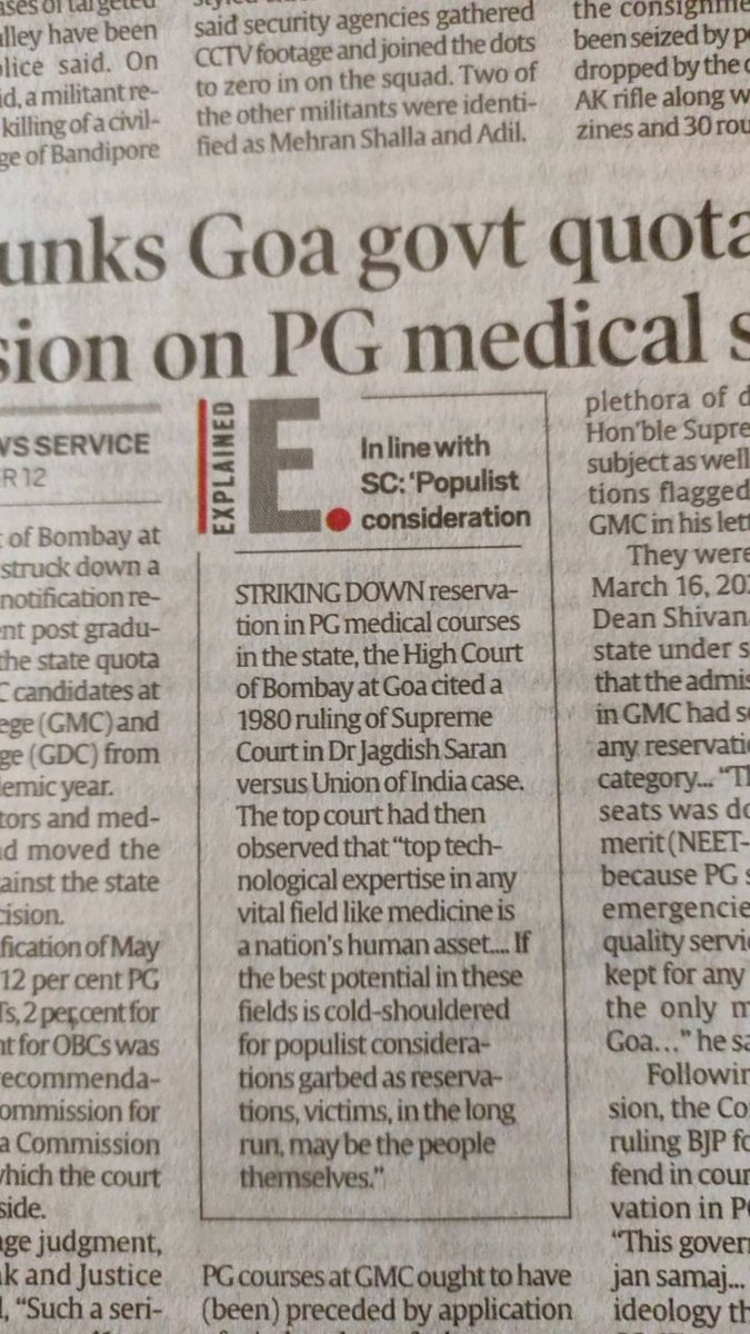 DrSombit's tweet photo. Courts even comment from time to time how unfair the whole system is, and yet reservations only increase every year. 
#murderofmerit 
#noreservation_in_neetpg https://t.co/2ONtUwTtOS