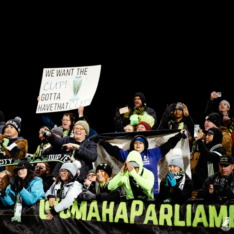 Union_Omaha's tweet photo. ๐ฃ Whether you were singing with @OmahaParliament or yelling from your seats, you made @WernerPark ๐ฎ๐ต๐ฎ๐ฌ๐ฝ๐ป๐ฒ๐ฌ on Saturday. โก
Help us do it even bigger when we play for a championship on 11/20!
#VivaBรบhos | @Hudl