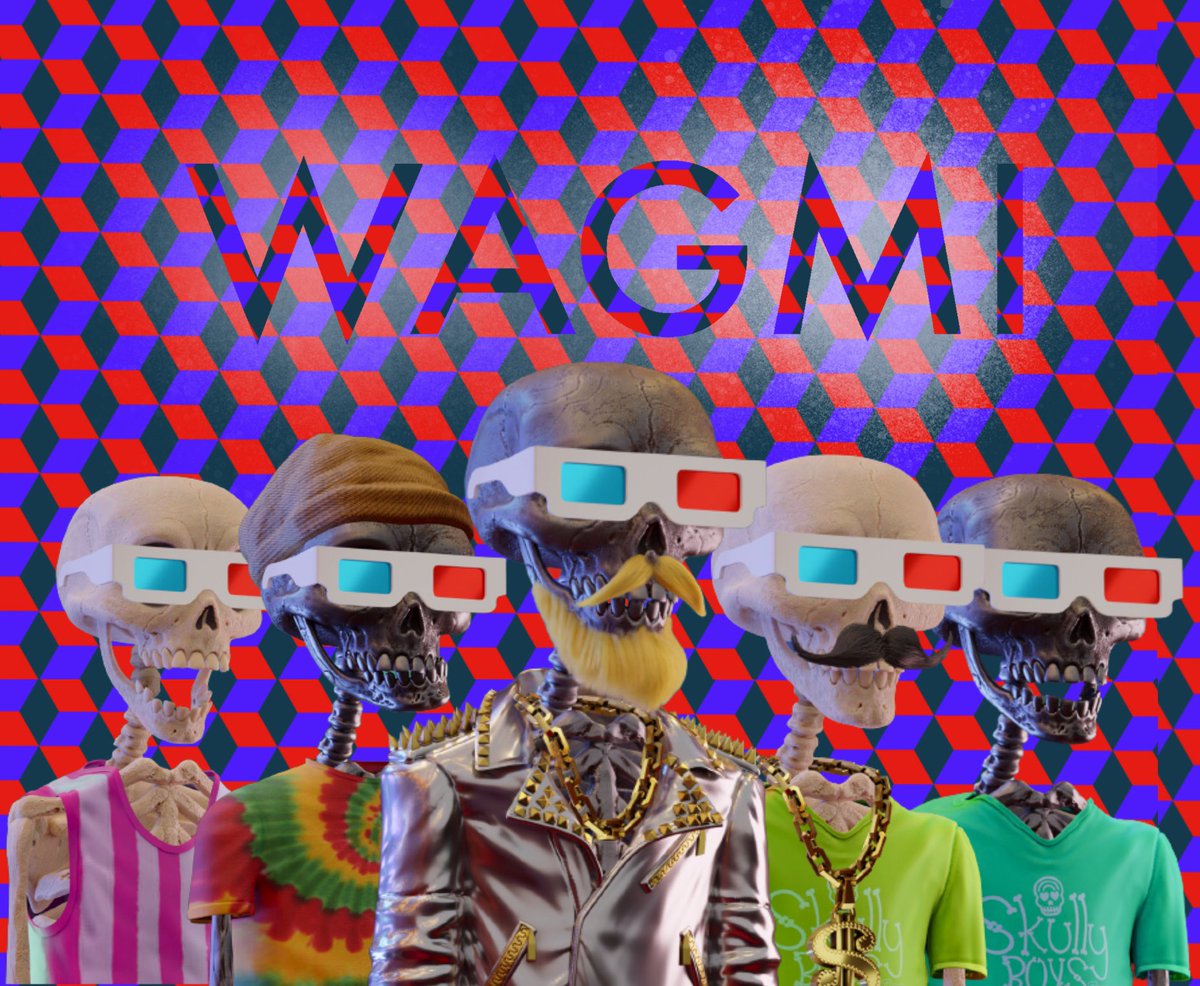 we are 3d glasses from <a href="/SkullyBoysBC/">Skully Boys™</a> 
great community, stunning digital art
GM GM GM everybody!
tagging the boss of 3d glasses universe <a href="/richerd3DAO/">richerd3DAO.eth</a> <a href="/richerd/">richerd.eth</a> <a href="/richerdIntern/">richerdIntern.eth</a>