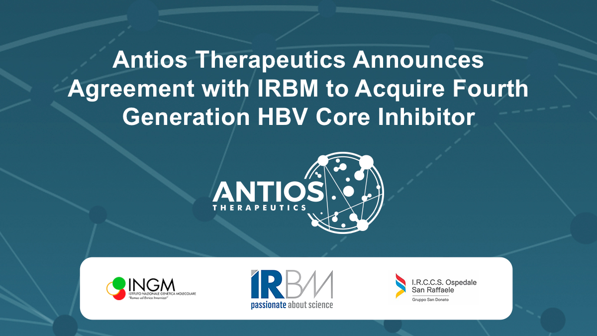 We've entered into an agreement with IRBM, INGM and OSR to acquire a series of novel capsid assembly modulators (CAMs) to treat #HepatitisB virus. This acquisition expands our pipeline and reiterates our commitment to #HBV. prn.to/3HgMd1Q