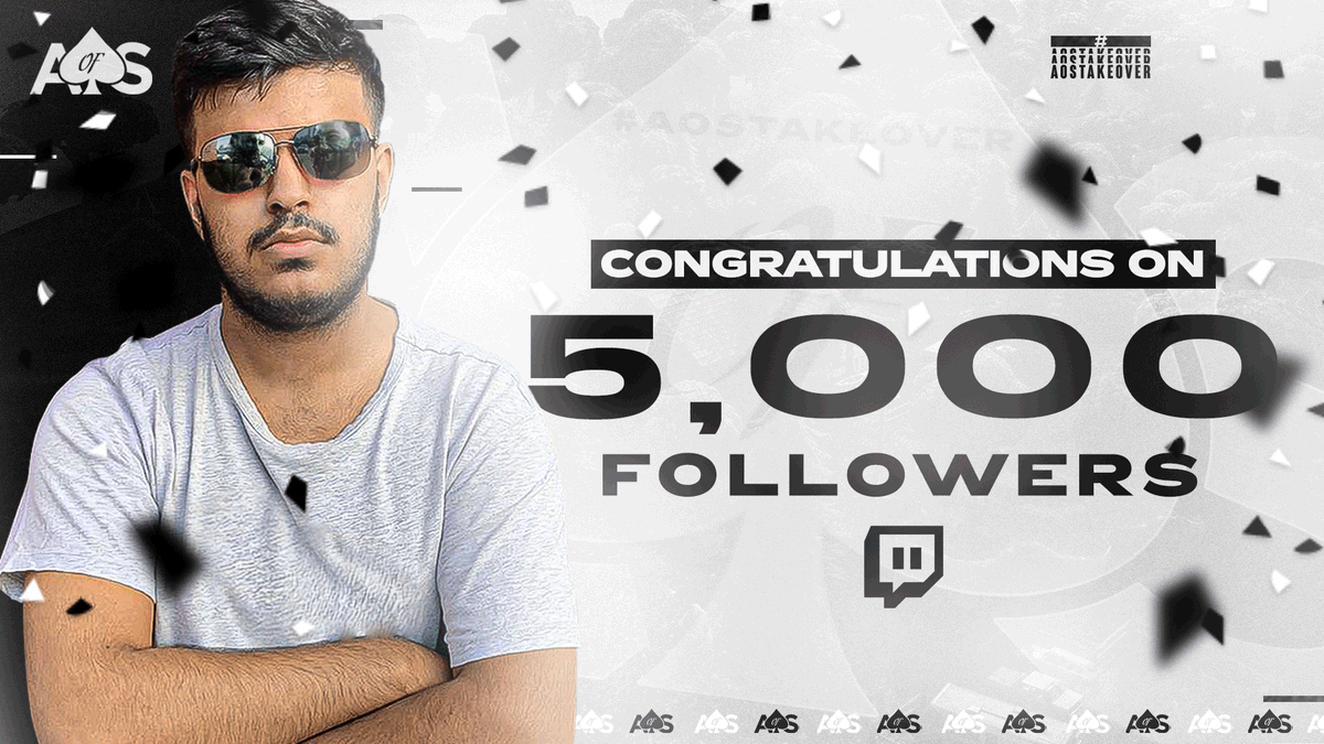 AOSEsport's tweet photo. Another Day, Another AOS Milestone! 🥳

Congratulations to our Content Creator, @LegitISC on reaching 5,000 followers on @Twitch! We cannot wait to see all the amazing content you produce in the upcoming months! Keep smashing it! 📈

5,000 ✅
10,000 🔜

♠️#AOSTakeOver♠️ https://t.co/zph4ZTMUbh