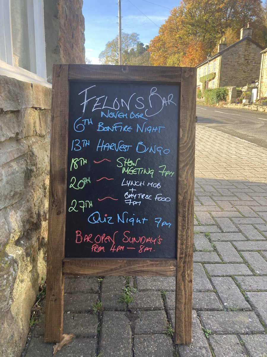 felonsbar's tweet photo. Our November line up! Looking forward to seeing you all then! #blanchland #weardale #Northumberland https://t.co/xjAlWtdG9r