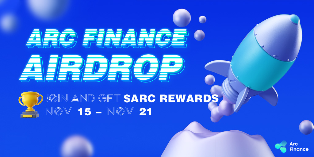 We are excited to announce our first #Airdrop to celebrate the launch of #𝗔𝗿𝗰𝗙𝗶𝗻𝗮𝗻𝗰𝗲

💰4,000 $ARC
✨1,000 random to get 3 ARC each
✨Top 100 referrers to get 10 ARC each

👉Follow the telegram bot to complete the tasks t.me/ArcFinanceBot

 #DEX #Airdrops #BSC