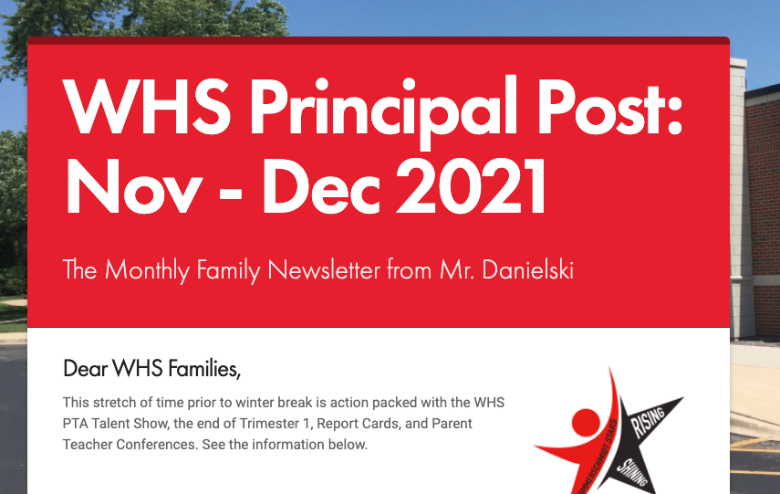 Nov./ Dec. Principal Post Family Newsletter  edl.io/n1529040