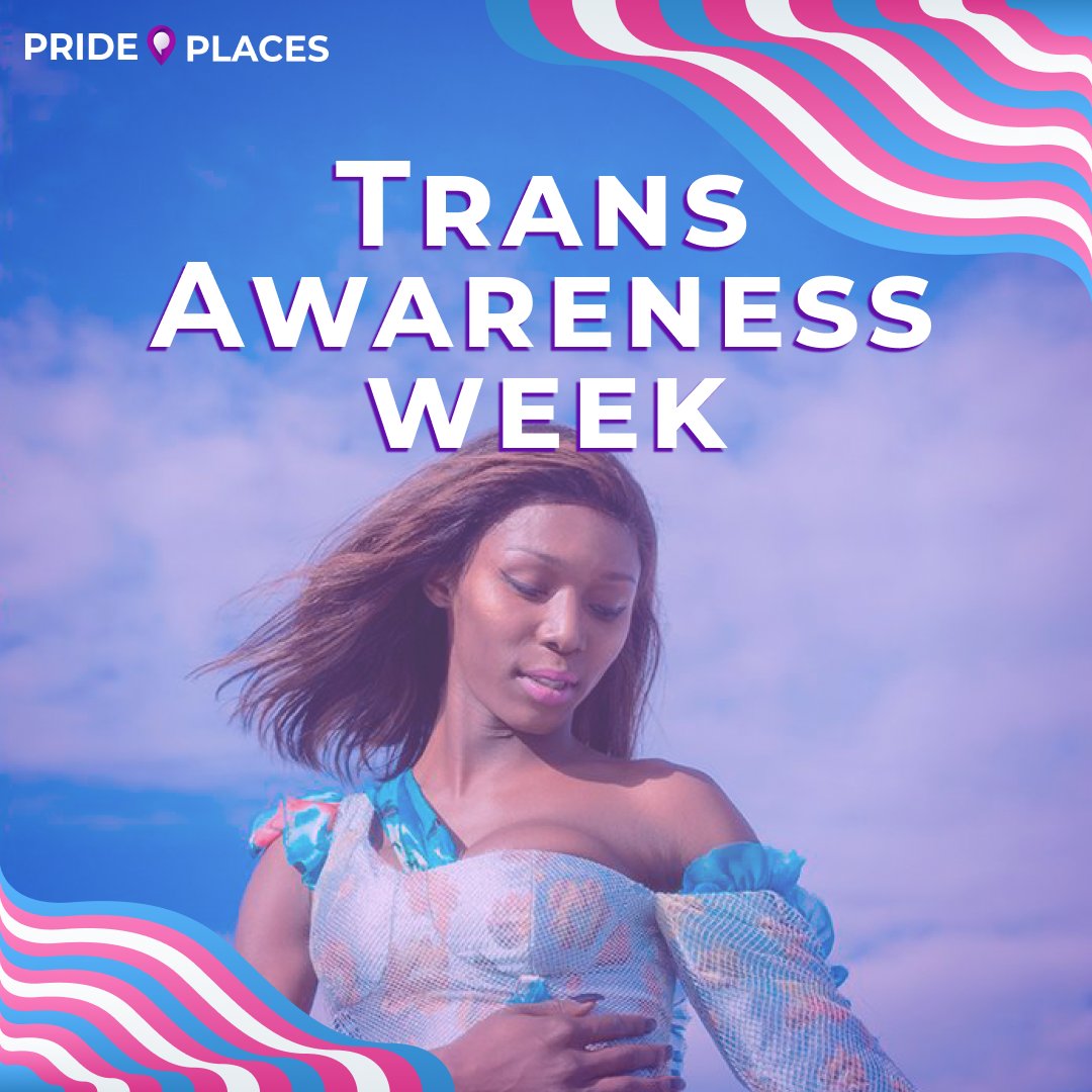 prideplacesHQ's tweet photo. Happy Trans Awareness Week! Stay tuned as we highlight trans identities throughout the week!

#transawarenessweek #TransWeek #asexual #bisexual #gay #genderfluid #lesbian #lgbt #lgbtq #lgbtqsupport #nonbinary #pansexual #pride #prideplacespeople #queer #transgender https://t.co/UUExKsfPwm