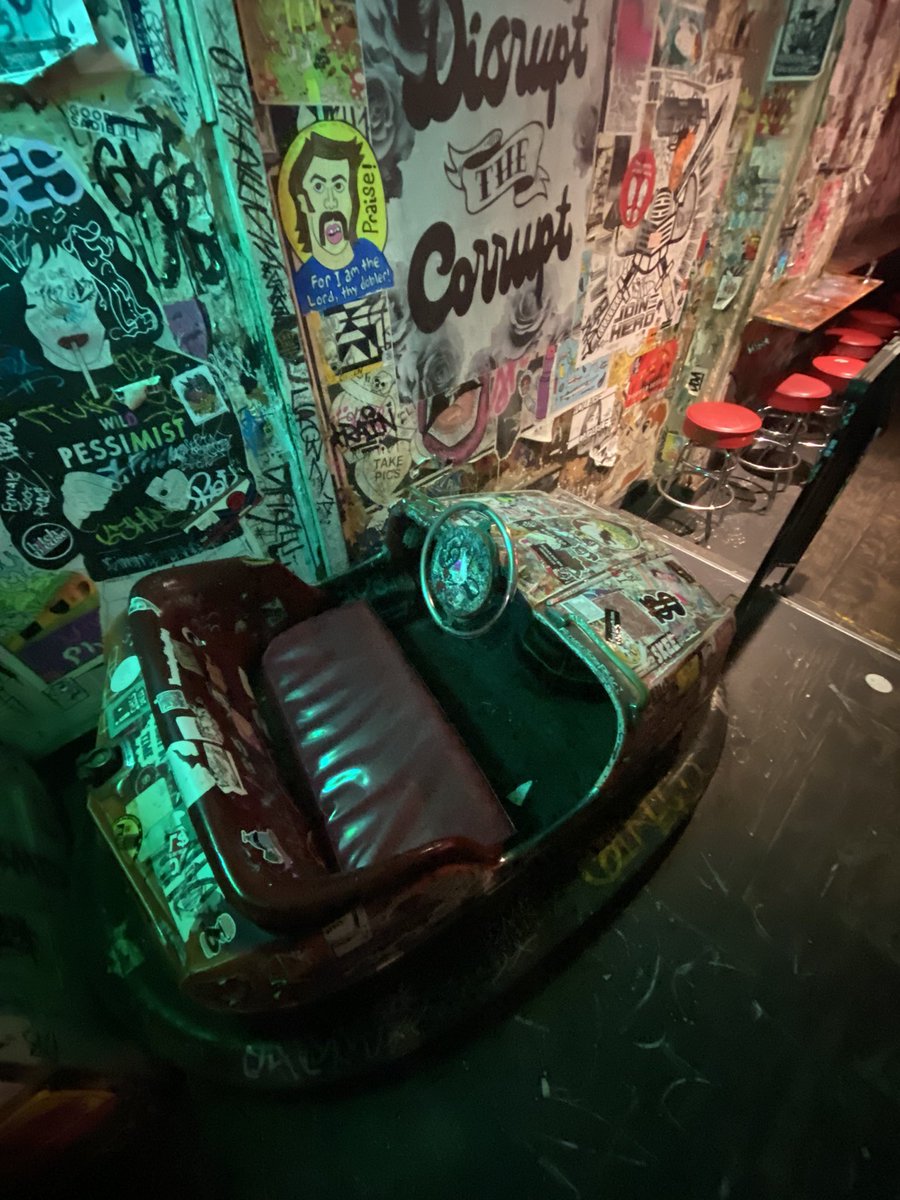 Bumper car seating is a thing… #upcyclefurniture #art #whimsy #carnychic