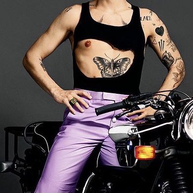 HSFEATURES's tweet photo. HARRY STYLES FOR PLEASING! https://t.co/muHbeIgR2I