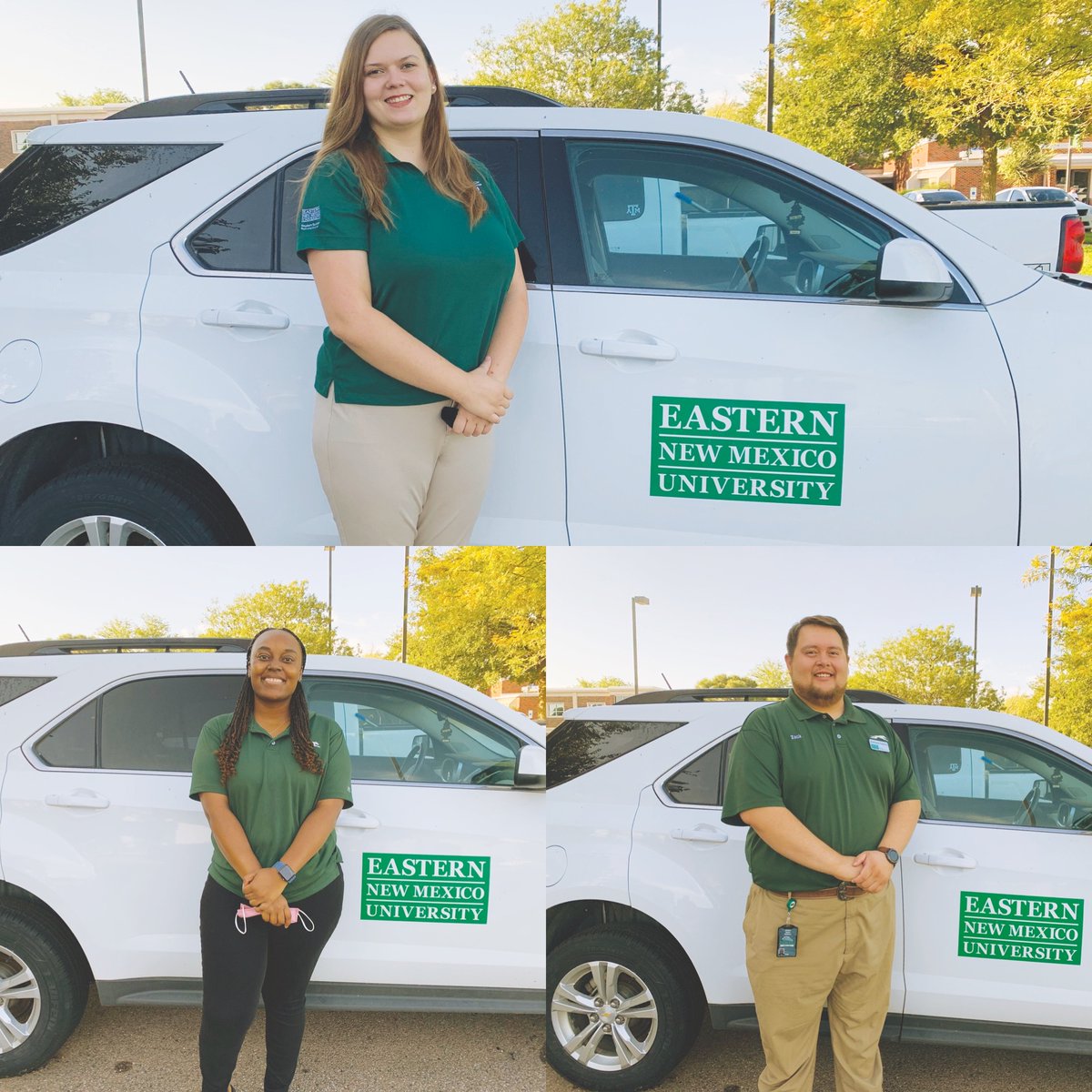 enmurecruitment's tweet photo. Happy Monday #ENMUFutureGreyhounds! This week we have Shelby visiting Albuquerque, KyAnnna in the Lubbock Area and Zack in the Southwest region of the state. Please stop by, ask your questions and get more info on Eastern.
#ENMU #RecruiterVisits #RepVisits #CollegeRecruitment https://t.co/w0n7g6RFnb