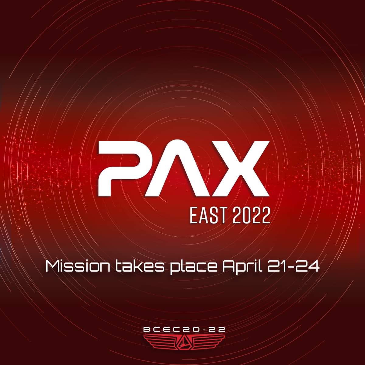 pax's tweet image. #PAXEast returns, live and in-person, April 21-24, 2022. More details coming soon.