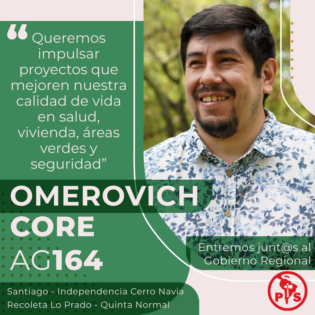 Queremos un @GobiernoRM que invierta en seguridad, viviendas, áreas verdes, salud y transporte. 

✊🏾❤🏙 #Omerovich #Core #vota #AG164

#Santiago #recoleta #independencia #cerronavia #loprado #quintanormal