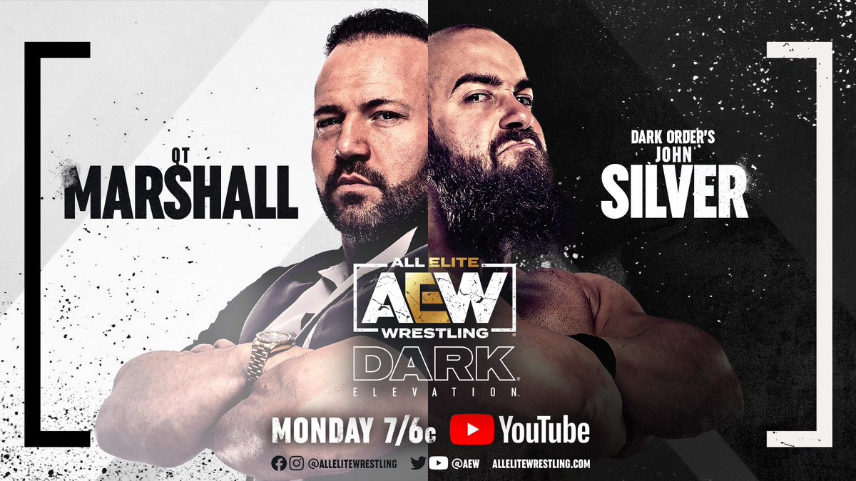 QTMarshall's tweet photo. Tonight! I’m going to leave the rest of #TheFactory backstage! Hope you’re man enough to leave the #DorkOrder back there as well! @AEW #AEWElevation https://t.co/EJ6x66xmwl