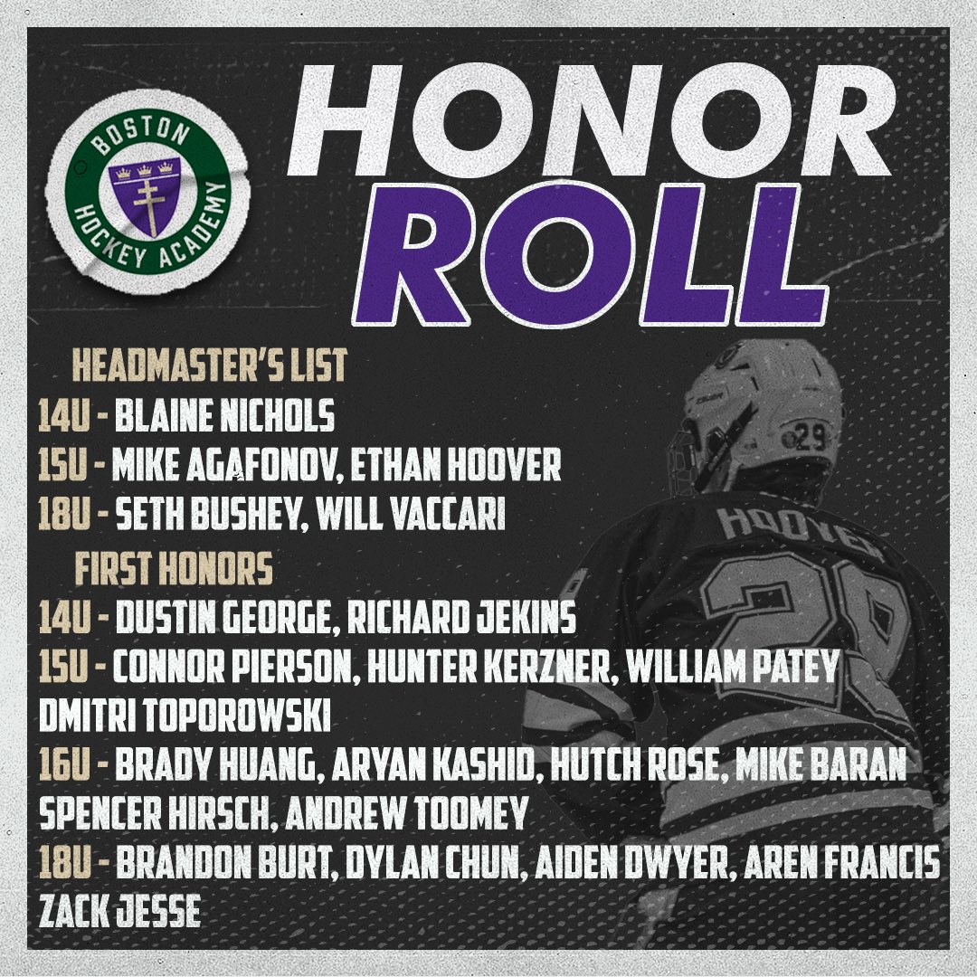 BostonHA's tweet photo. We are very proud of all of our BHA student athletes who made the Honor Roll for the first quarter at @MatignonHS https://t.co/aRlytAUBcH
