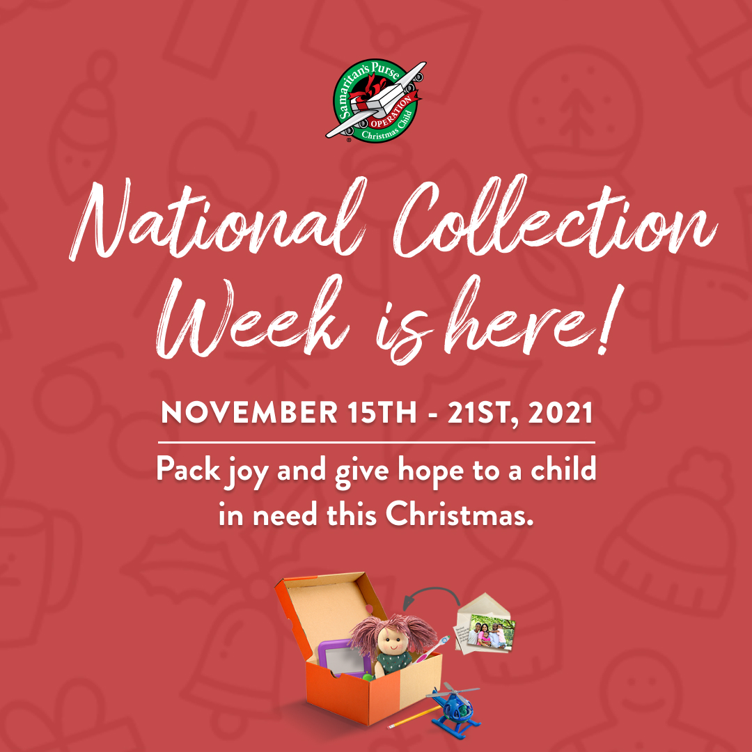OCC_Canada's tweet photo. National Collection Week is here! 🎉 

It's the LAST week to pack your in-person shoeboxes to deliver to one of our drop-off locations. You have until November 21 to fill and get your boxes in. 

Find a drop-off location near you: https://t.co/YGzOx1UPKx

#christmas #packjoy2021 https://t.co/YXEwHytsKH