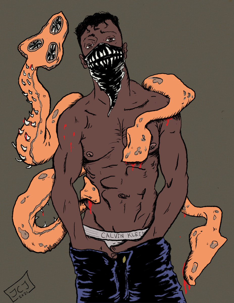 Really dug <a href="/ReadTinyOnion/">Tiny Onion</a> <a href="/boomstudios/">BOOM! Studios</a> <a href="/JamesTheFourth/">James Tynion IV</a> HOUSE OF SLAUGHTER #1 giving a little love to the sexy Aaron Slaughter! #NCBD #fanart