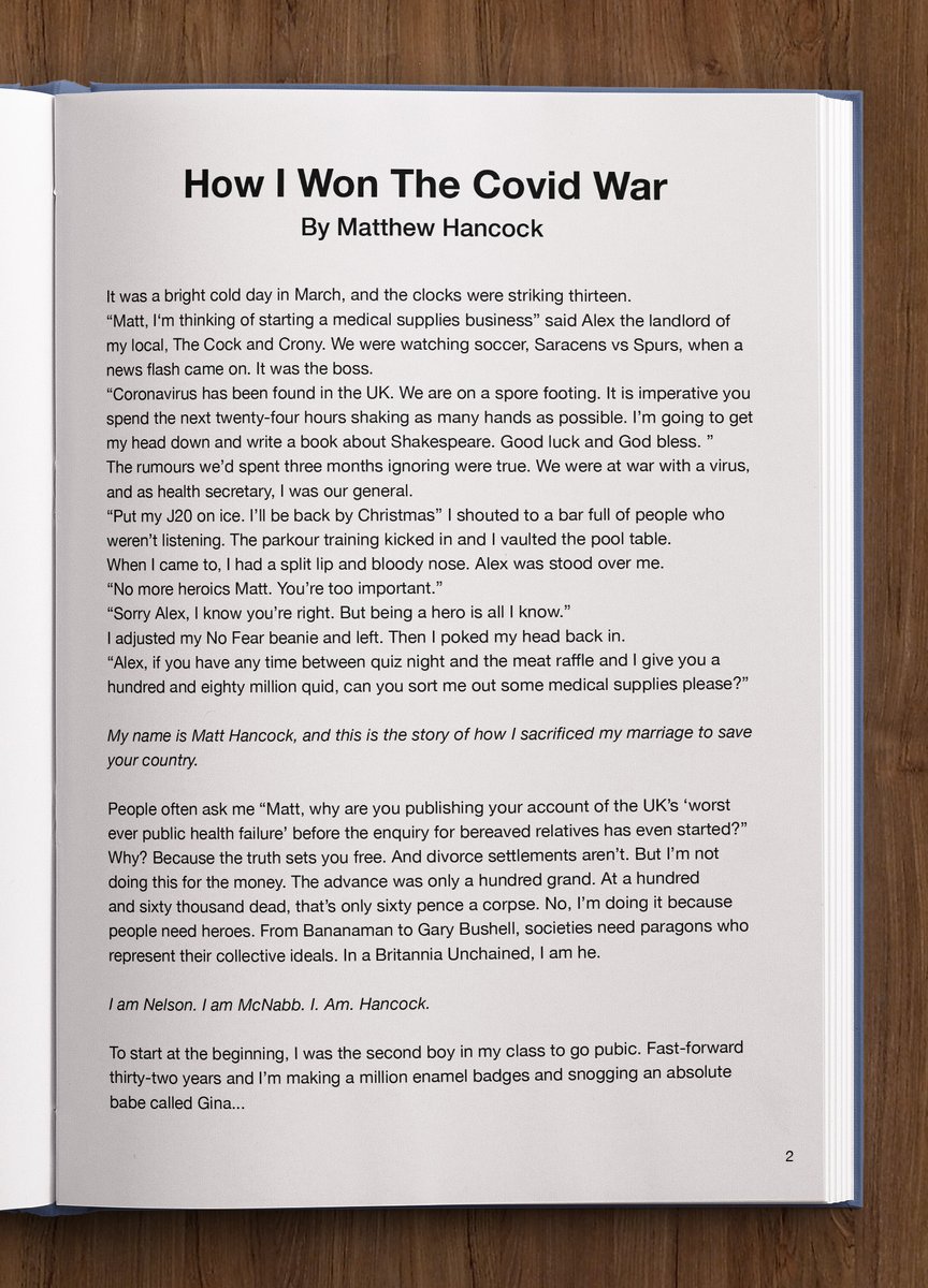 How I Won The Covid War.

By Matthew Hancock.