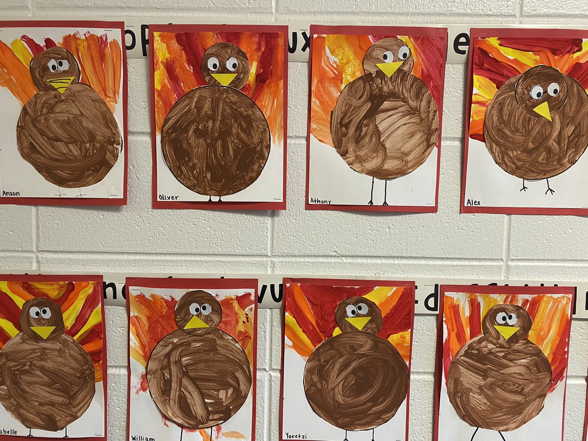 We are some very thankful turkeys in room 43!! #iginspires #rtsd26learns