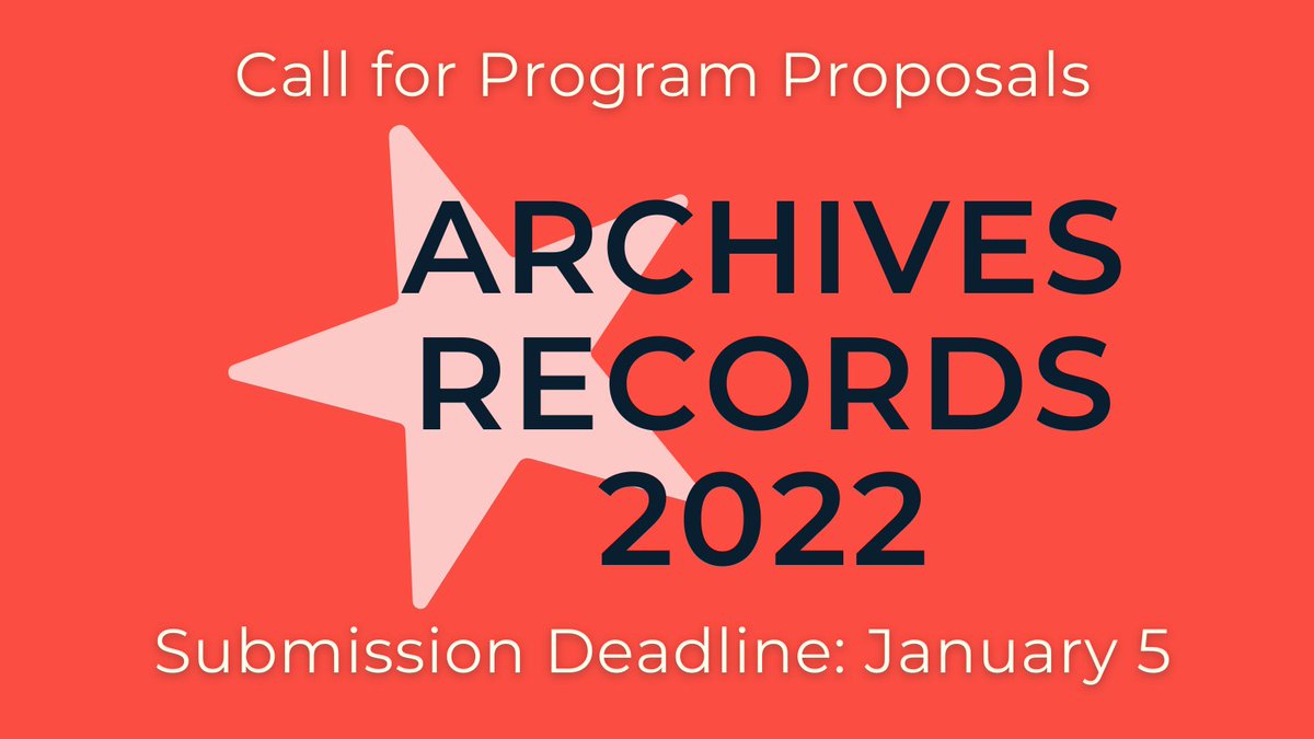 SAA_CarlosS's tweet photo. The call for program proposals for #SAA2022 is open! How can we manage a frequent "change process," implement lessons from COVID-19, consider sustainability and archival labor, and plan strategically? Submit your session and poster proposal ideas here: https://t.co/EzsuqBslRH https://t.co/rFAhbDbwan