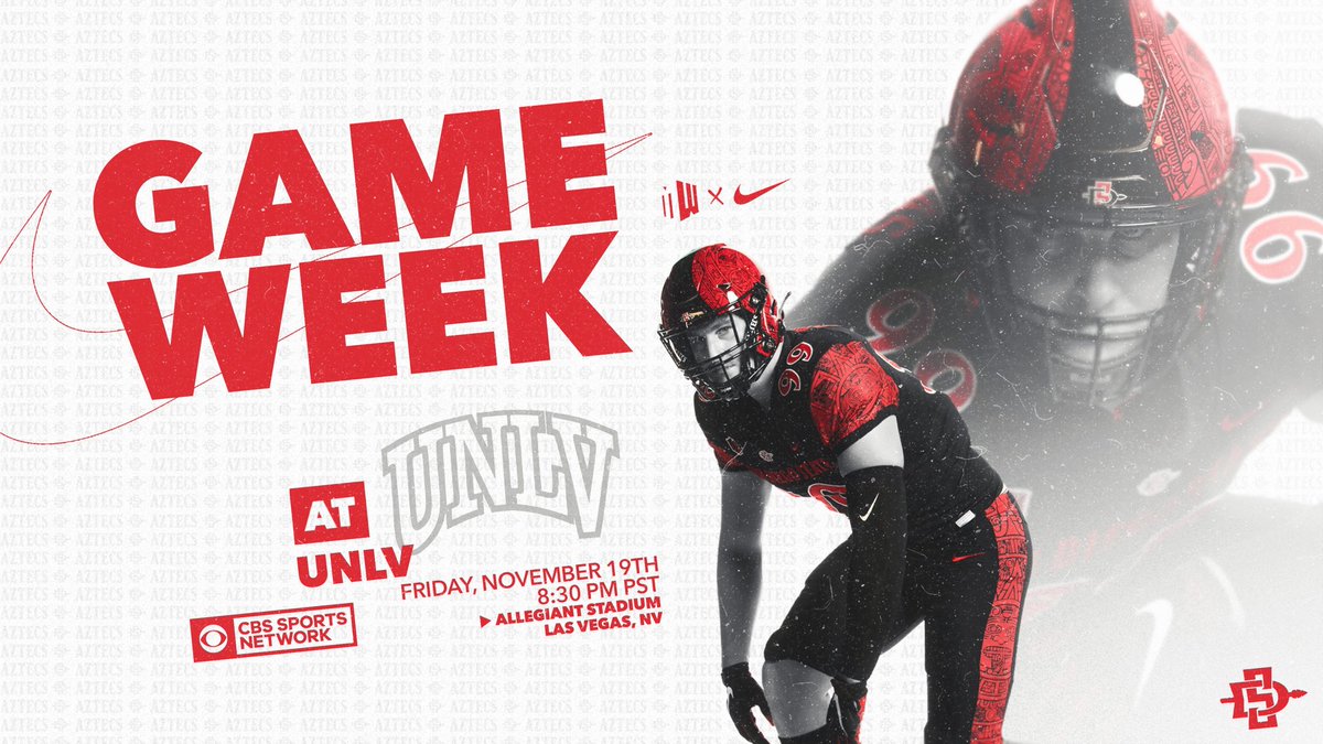 AztecFB's tweet image. It’s game week!

#BeatUNLV | #Win22