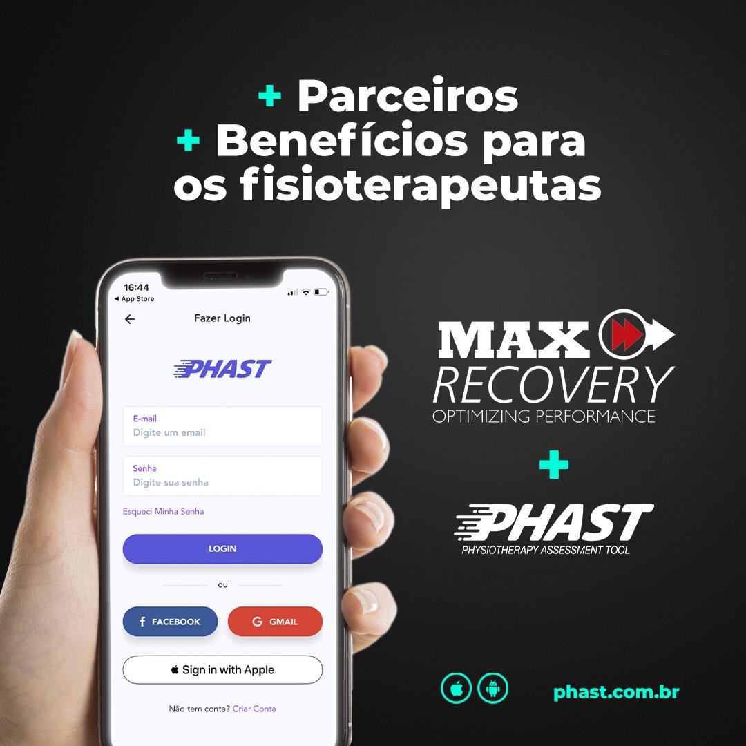 PhastApp's tweet photo. A parceria sempre existiu, mas tem novidade! Agora os clientes da @maxrecovery têm benefícios exclusivos para assinar o #phastapp!

🚨 Baixe o app;
Cadastre-se gratuitamente;
Assine o seu plano! https://t.co/DVwe1KwqFc

#phast #physiotherapy #fisioterapia #fisioterapiaesportiva https://t.co/kWo9jhMS16