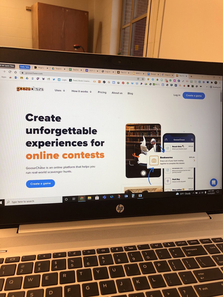 Math3203's tweet photo. @GooseChaseEDU is a great way to embed procedures and protocols for starting a new school year with Ss. Also great for new teacher orientations. #paectlearns #thankfulfortech https://t.co/iUFNaIIIEs