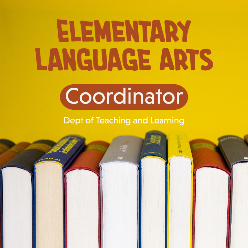 VBCPS_HR's tweet photo. Join the @vbcpsdtal team! The coordinator of the Elementary Language Arts curriculum program is responsible for providing leadership, alignment, coordination and delivery in the development and improvement of the curriculum program for the school division. 
@lolekelly