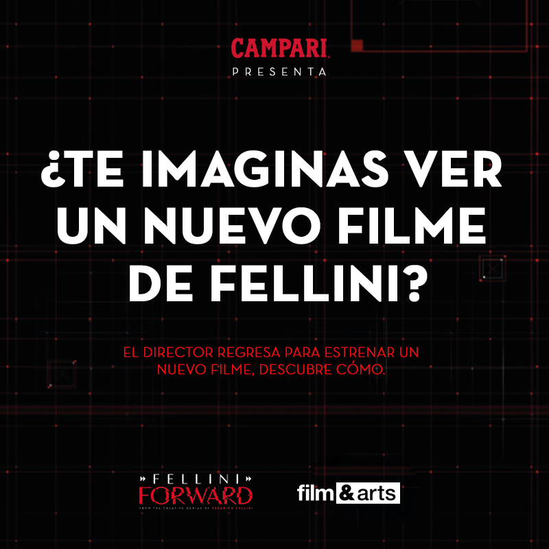 FilmAndArtsTV's tweet photo. ¿Una actualización del icónico director italiano? @campariarg nos dejó esto 👇
🎬#FelliniForward
Hoy a las 🇦🇷 🇨🇱 23 h 🇻🇪 10 p.m. 🇨🇴🇲🇽 9 p.m.
#Reddiaries https://t.co/7bFHgK69qk