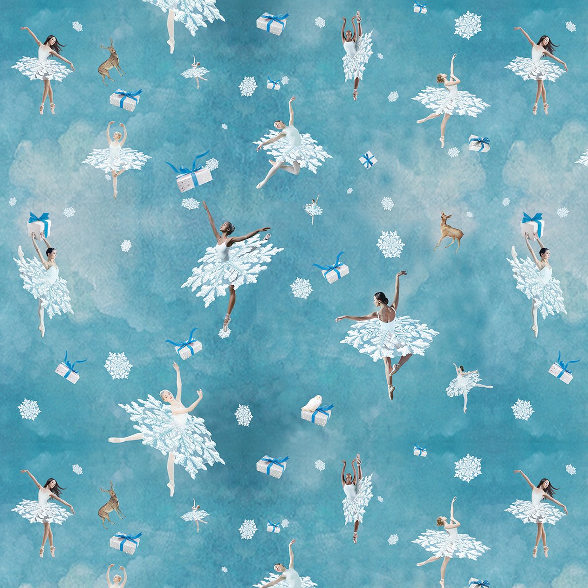 A closer look at our Nutcracker print, inspired by Waltz of the Snowflakes ❄️ #ainsliewearnutcracker