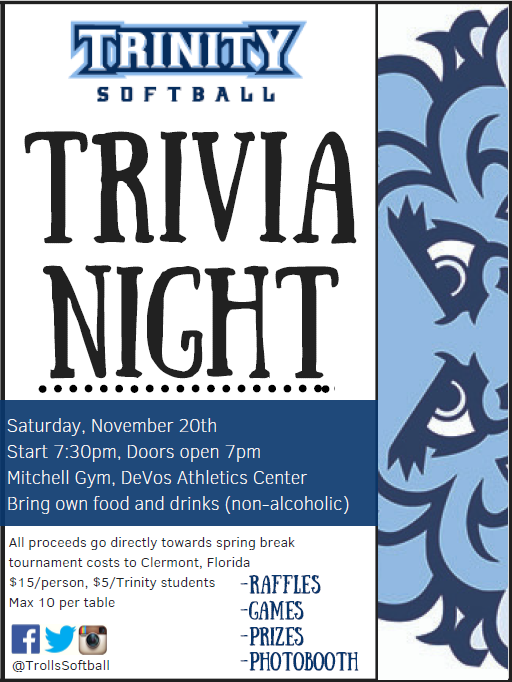 Trinity Christian Softball tweet media