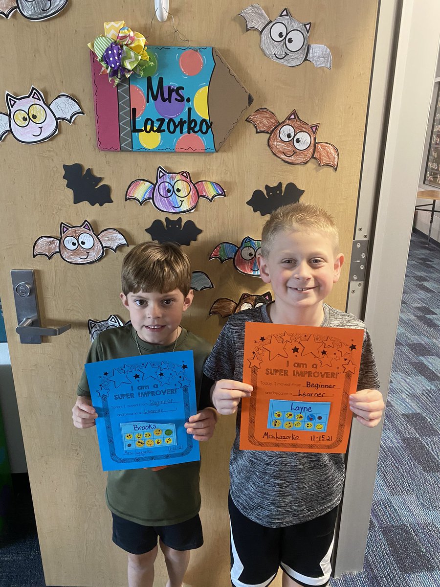 WOW! I am so proud of these bengals! They moved from “beginner” to “learner” today by earning stickers on their ten frames! #bengalpride